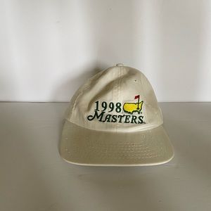 1998 masters hat with tag